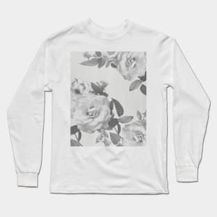 Roses print, flowers, modern print, plant Long Sleeve T-Shirt